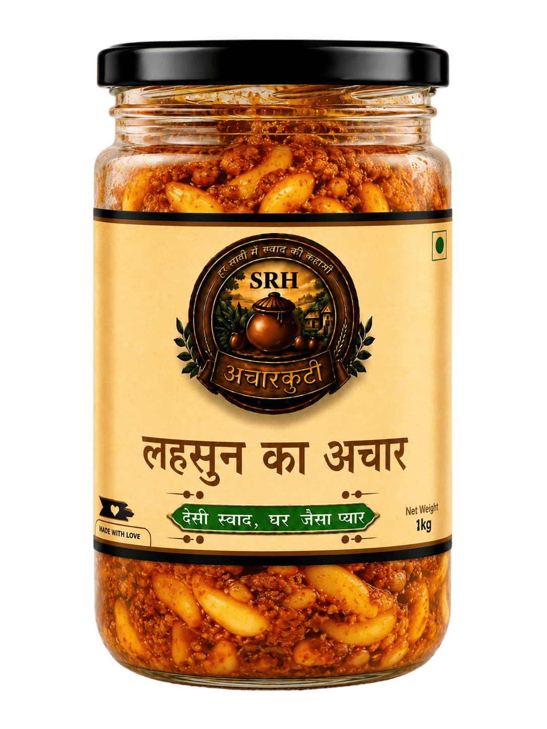 Homemade Lehsun Achaar Garlic Pickle by SRH AchaarKuti