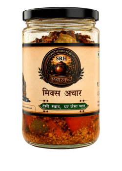 SRH AchaarKuti Mix Achaar traditional homemade mixed pickle with mango, lemon and green chilli