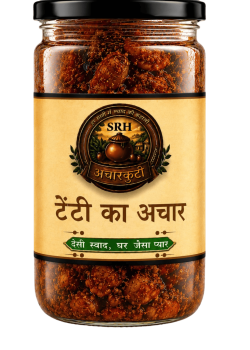 SRH AchaarKuti Teet Achar traditional homemade Rajasthani pickle in glass jar